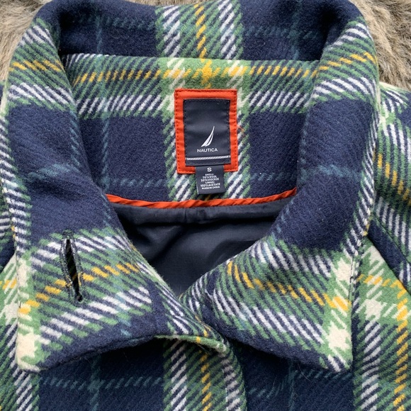 Nautica Wool High Collar Jacket - Picture 2 of 4